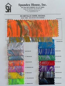RH Metallic Swirl Magma Wholesale Card